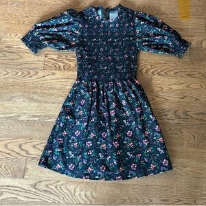 Hill House Vivi Nap Dress in Multi Berry Crepe Sz XS